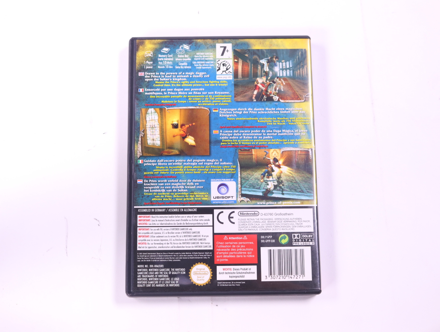 GameCube - Prince of Persia: The Sands of Time - productfoto 2