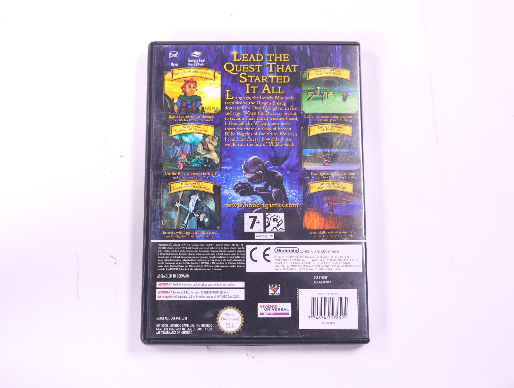 GameCube - The Hobbit - productfoto 2