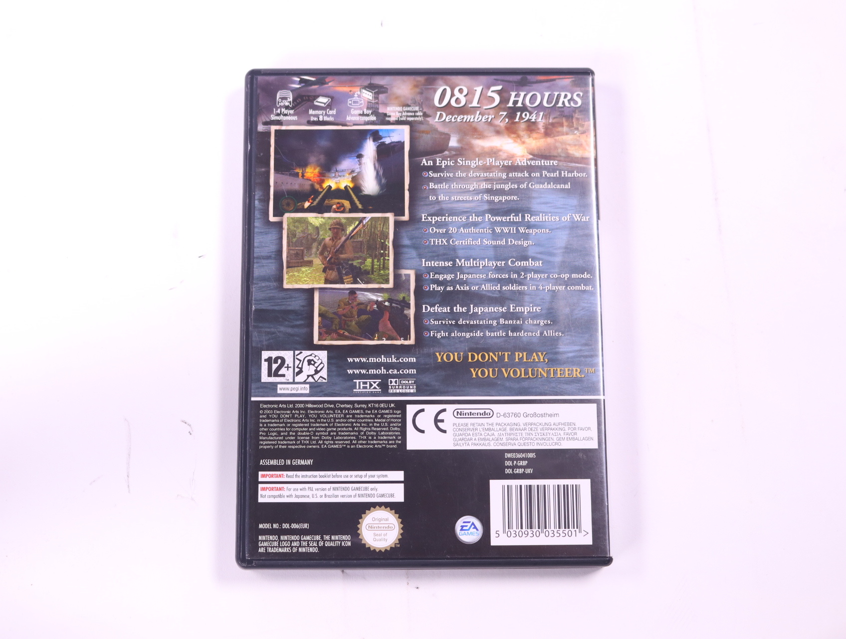 GameCube - Medal of Honor: Rising Sun - productfoto 2
