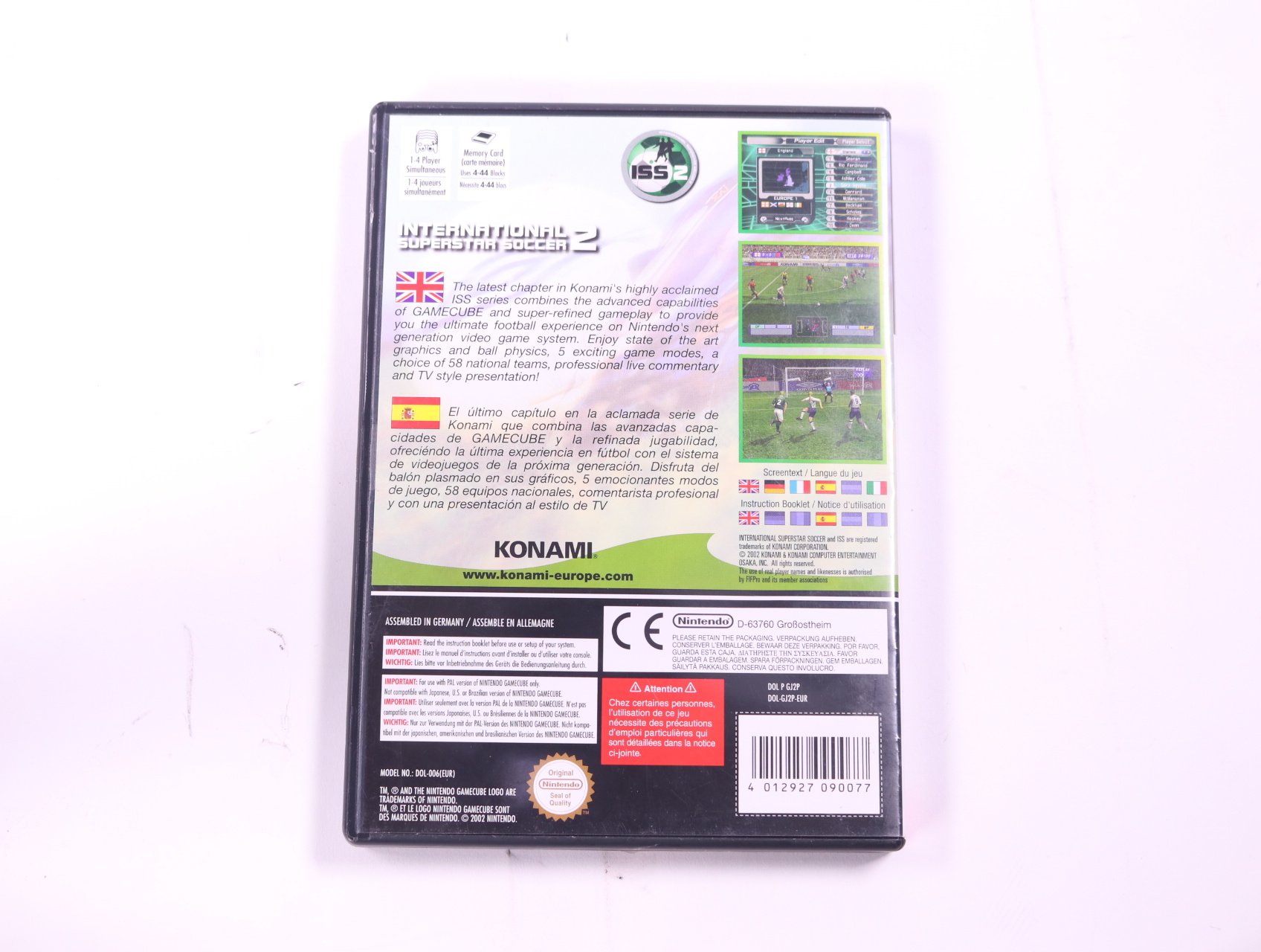 GameCube - International Superstar Soccer 2 - productfoto 2
