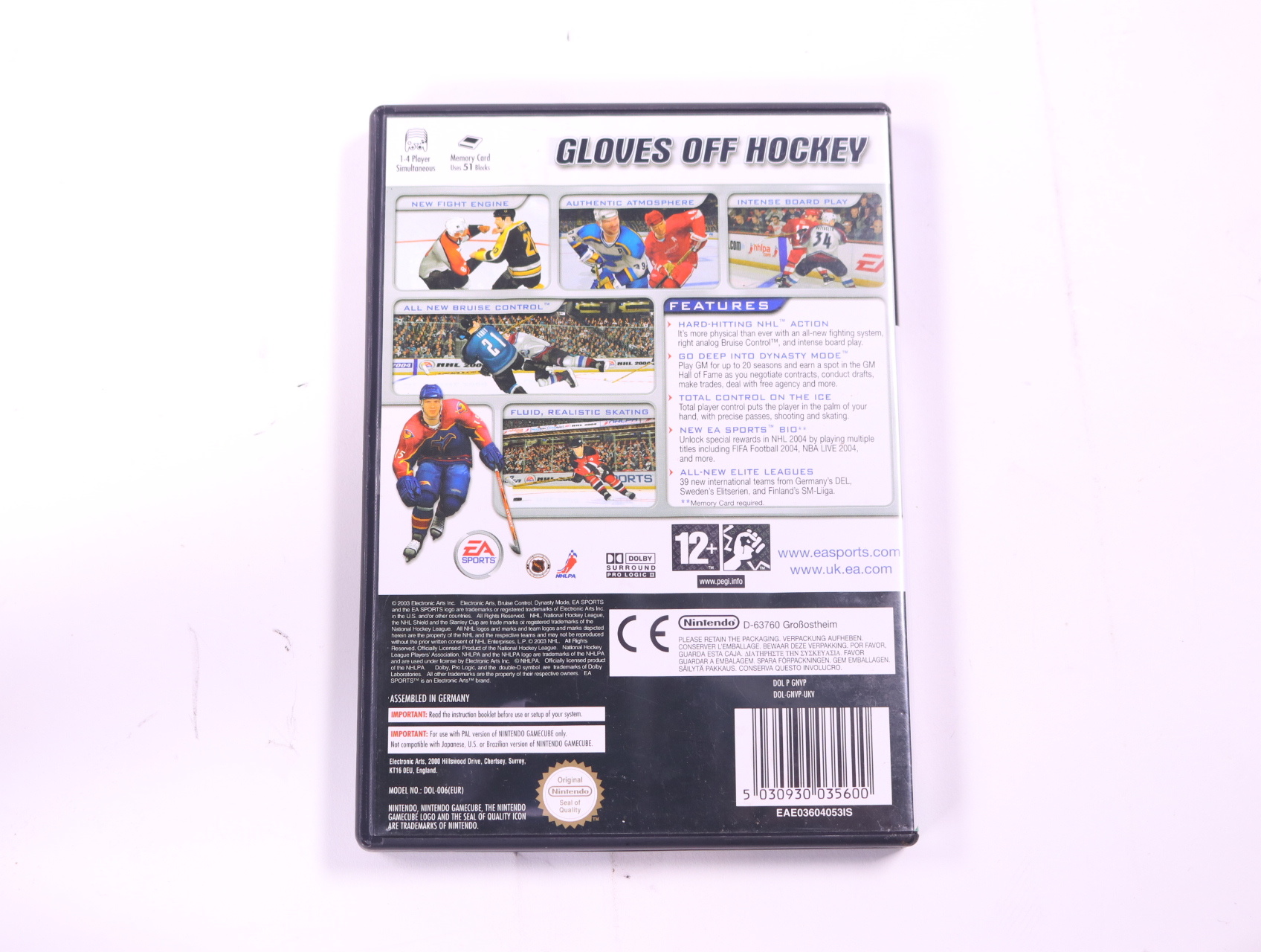 GameCube - NHL 2004 - productfoto 2