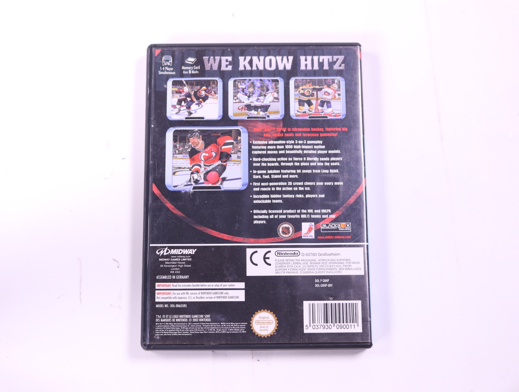 GameCube - NHL Hitz 2002 - productfoto 2