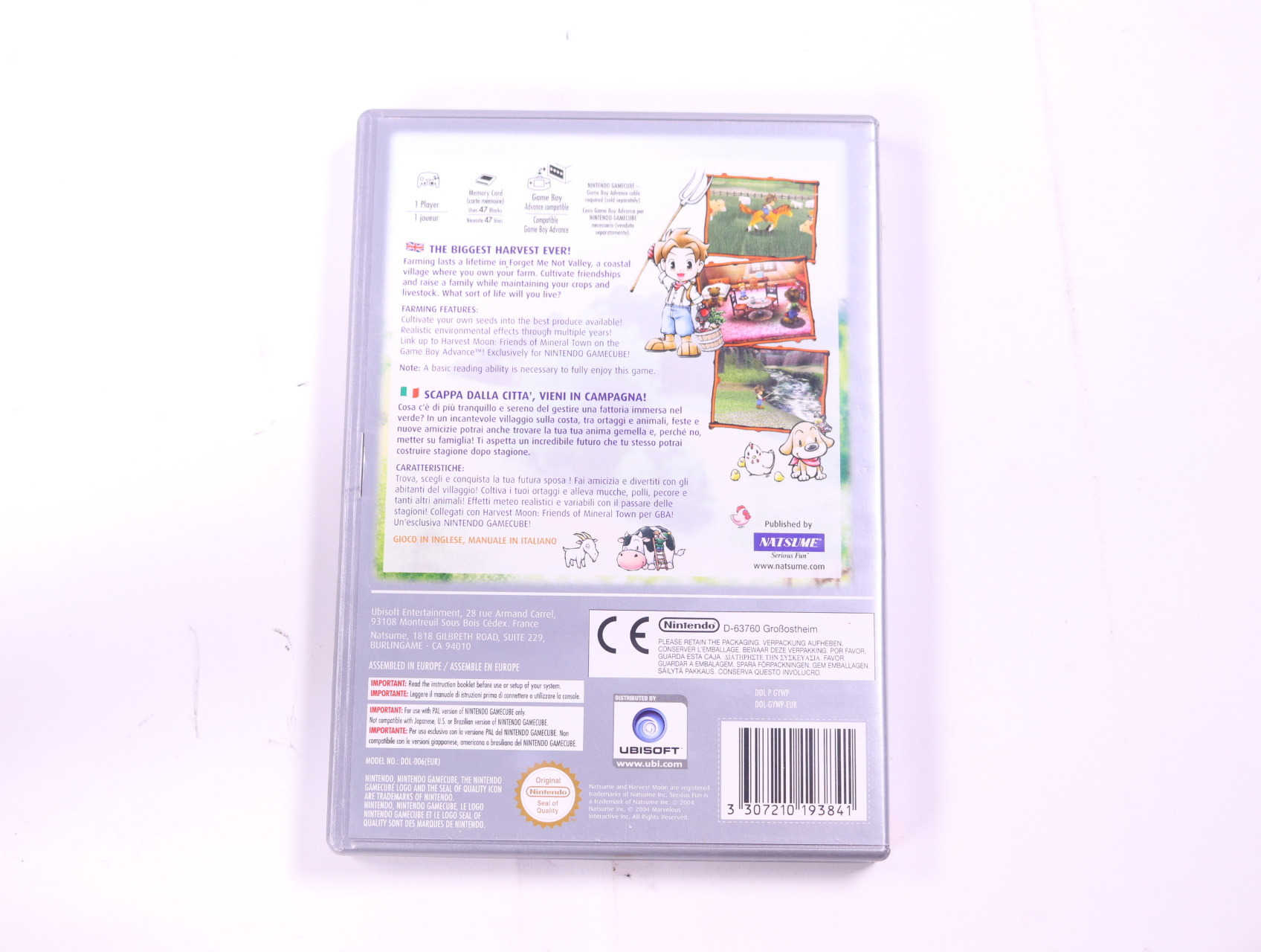 GameCube - Harvest Moon: A Wonderful Life [Players Choise] - productfoto 2