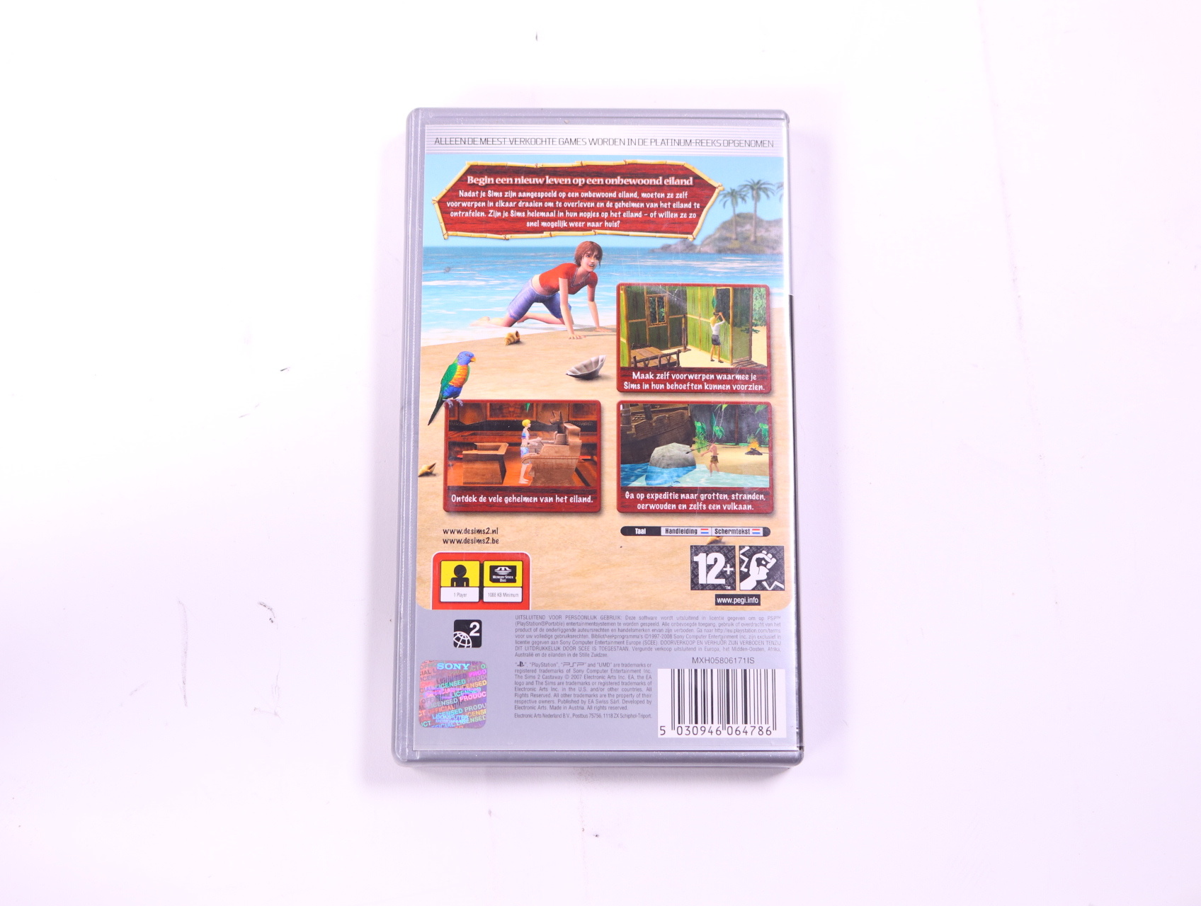 PSP - The Sims 2: Castaway - productfoto 2