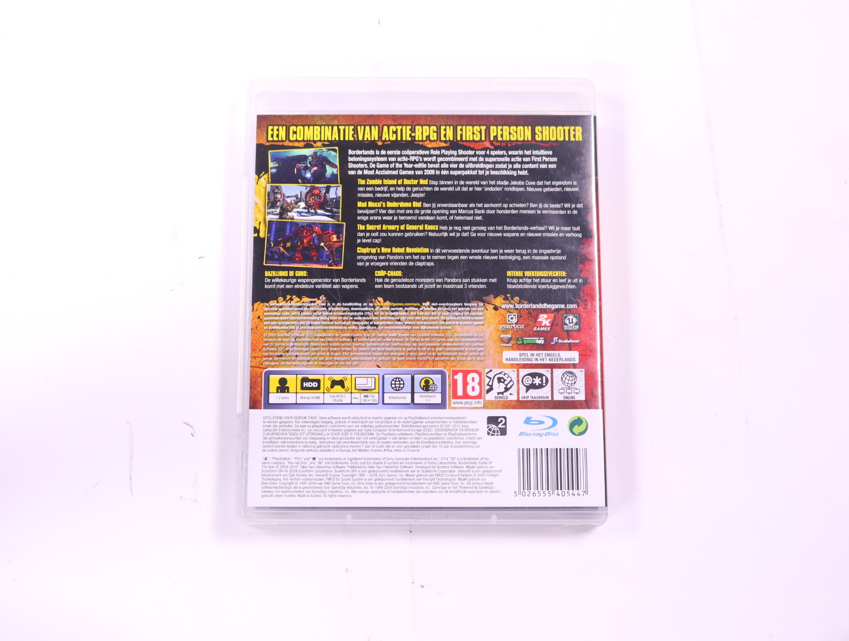 PlayStation 3 - Borderlands [Game of the Year Editie] - productfoto 2