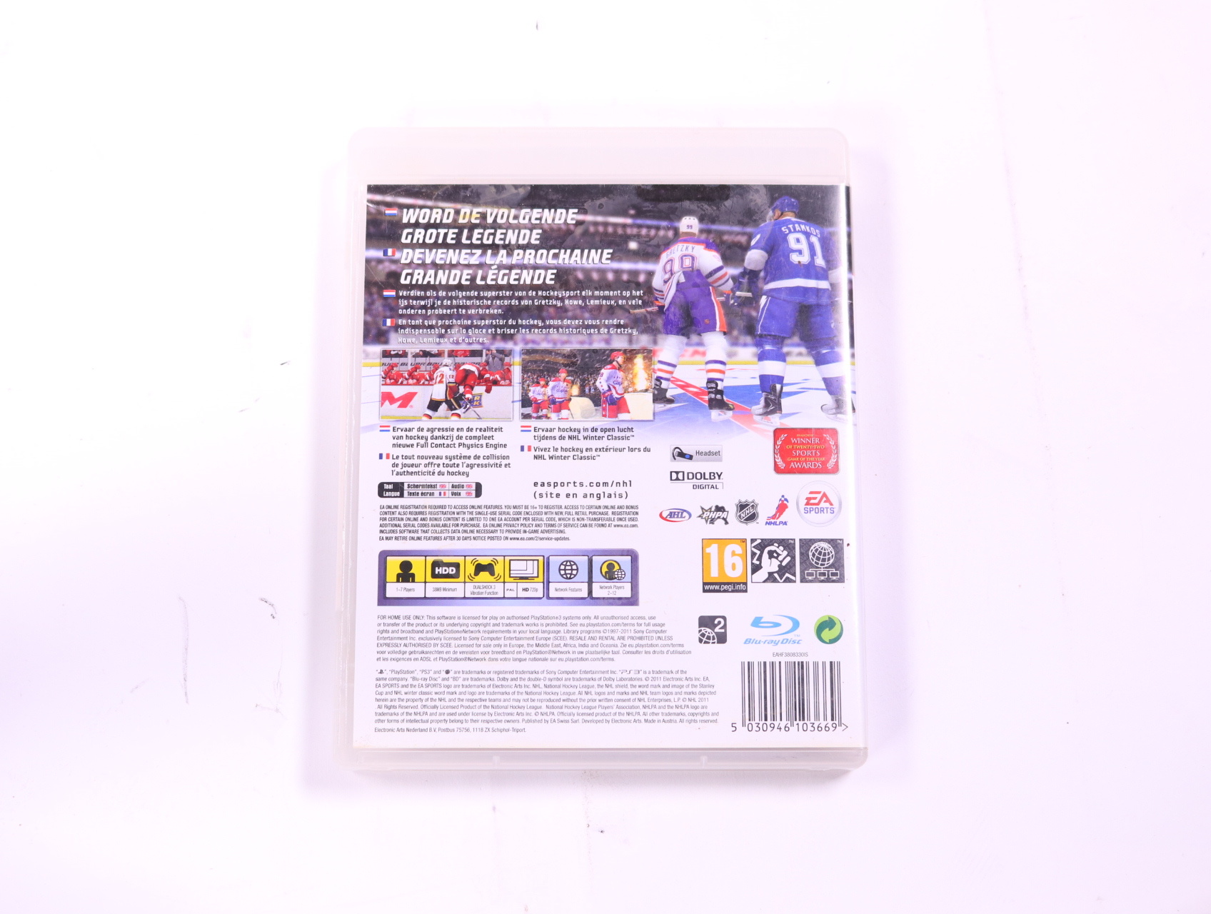 PlayStation 3 - NHL 12 - productfoto 2