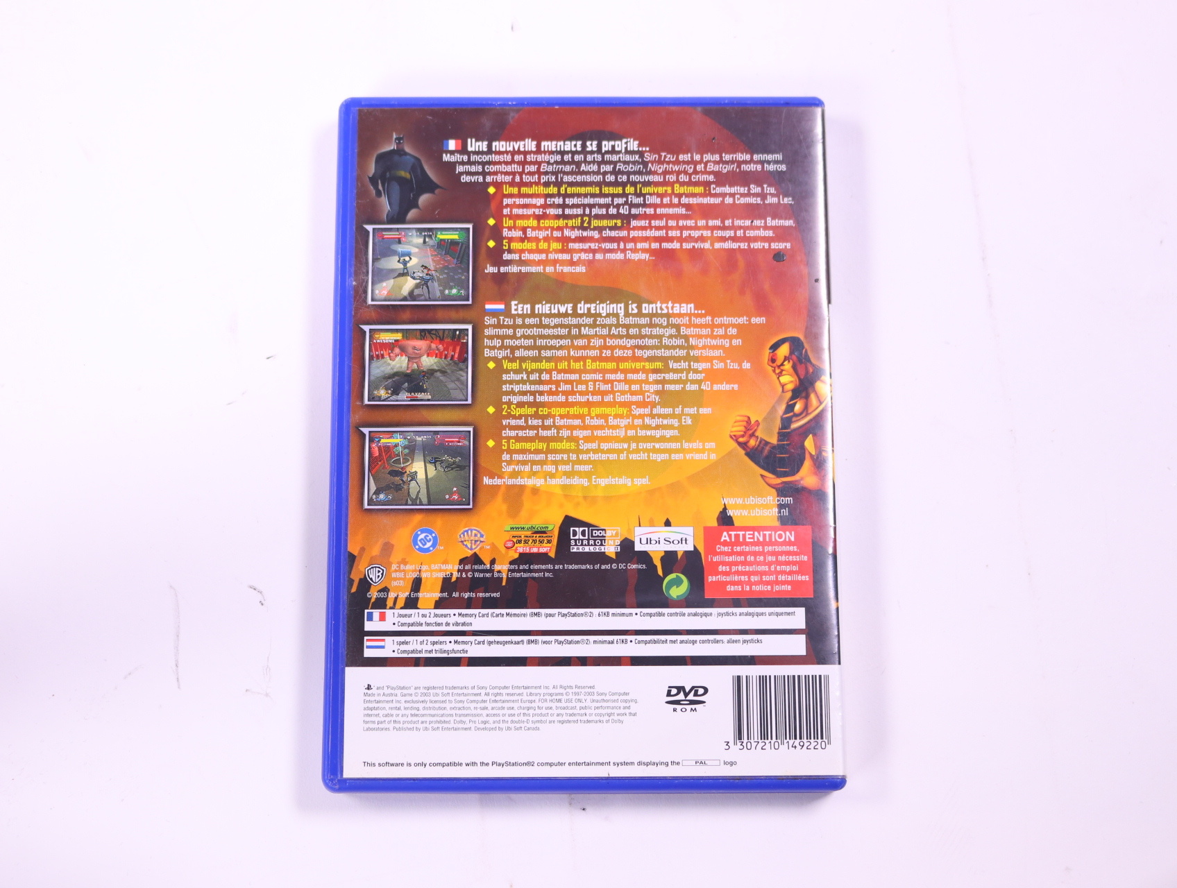 PlayStation 2 - Batman: Rise of Sin Tzu - productfoto 2