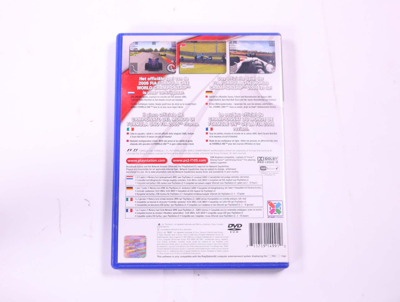 PlayStation 2 - F1 05 - productfoto 2