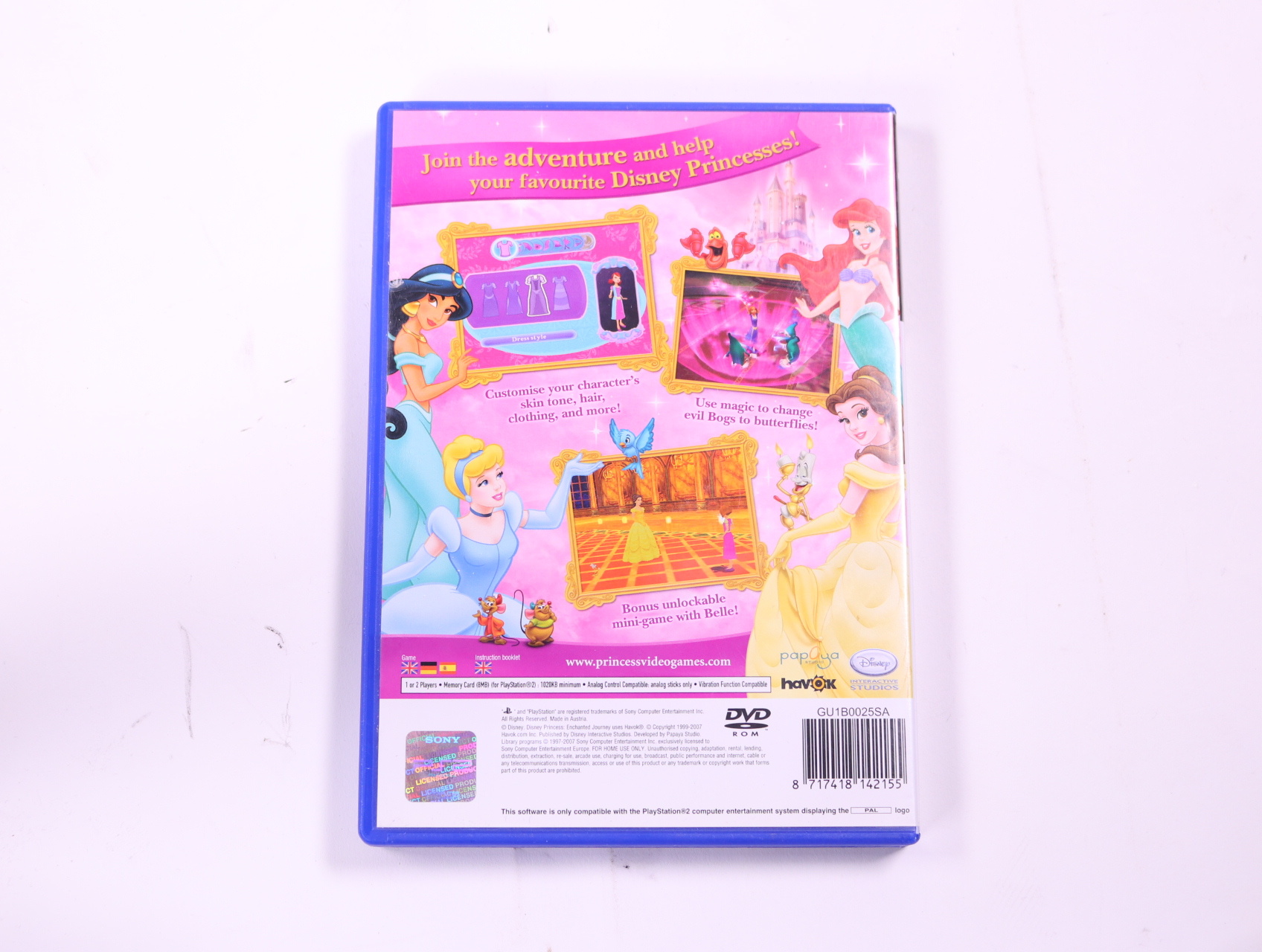 PlayStation 2 - Disney Princess: Enchanted Journey - productfoto 2