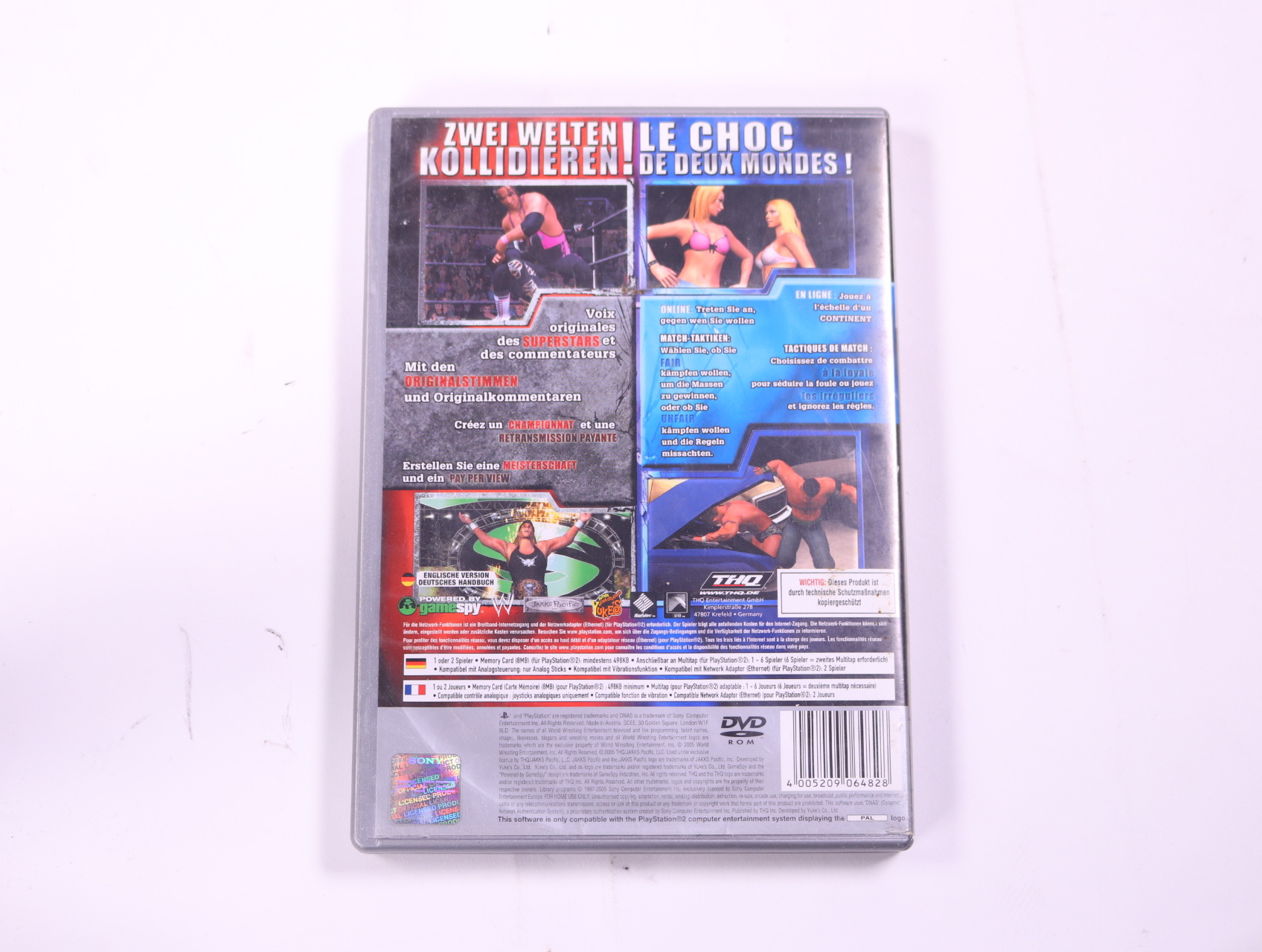 PlayStation 2 - WWE SmackDown! vs. Raw [Platinum Hits] - productfoto 2