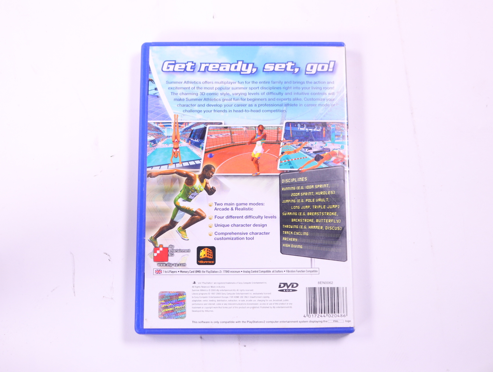 PlayStation 2 - Summer Athletics - productfoto 2