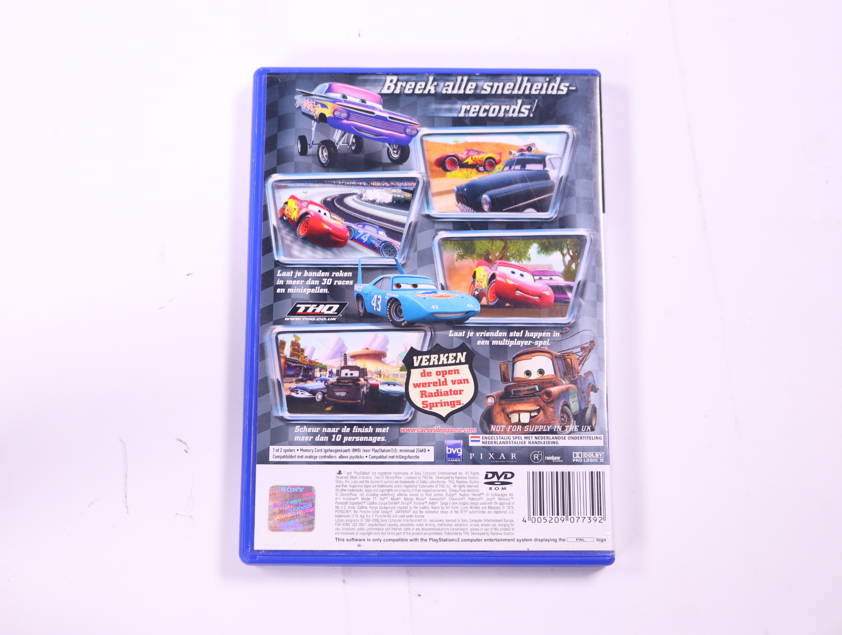PlayStation 2 - Cars [No Manual] - productfoto 2