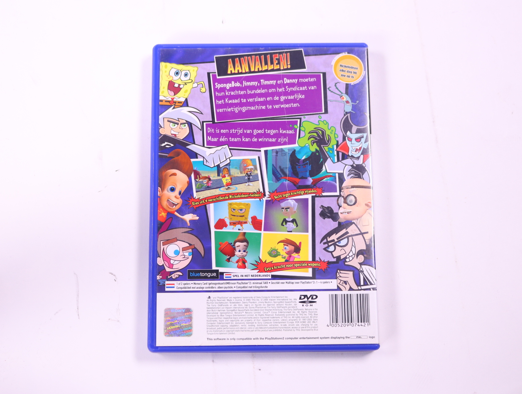 PlayStation 2 - Spongebob Squarepants en zijn Vrienden: Samen Staan ze Sterk - productfoto 2