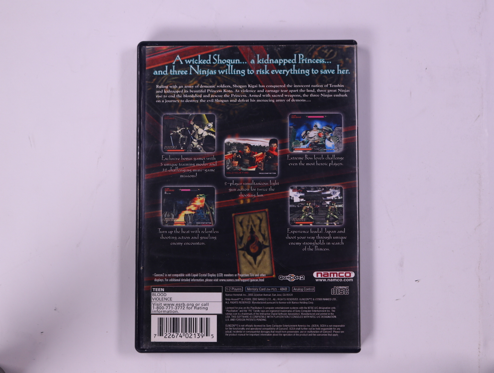 PlayStation 2 - Ninja Assault #2 - Now Production - productfoto 2