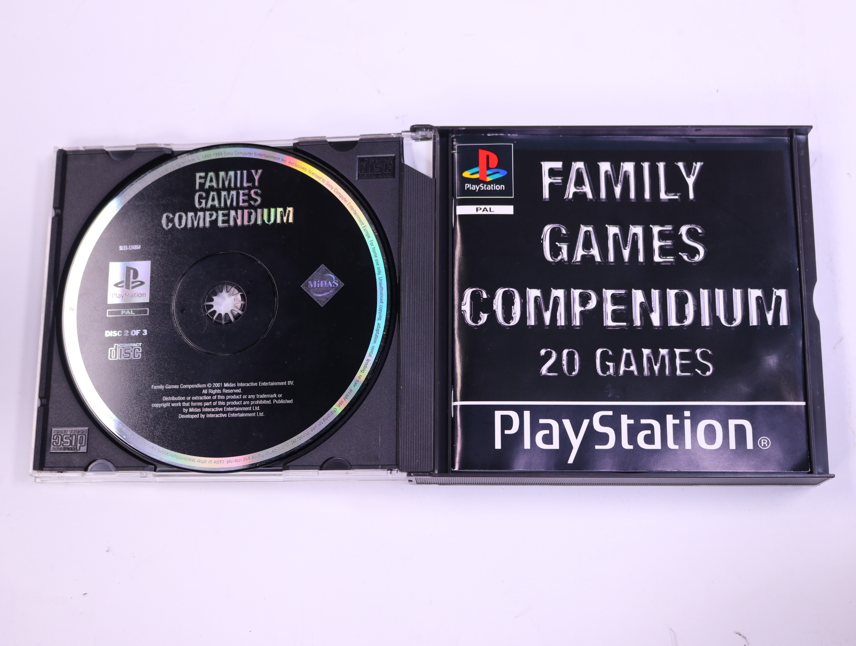 PlayStation 1 - Family Games Compendium - productfoto 3