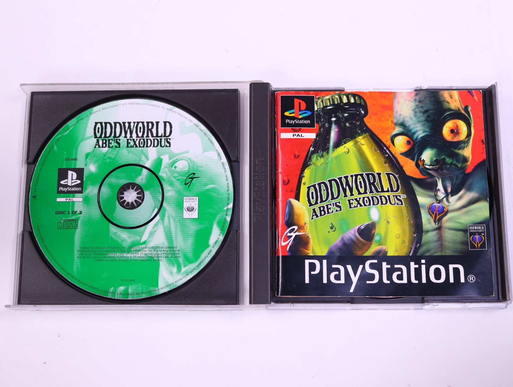 PlayStation 1 - Oddworld: Abe's Exoddus - productfoto 3