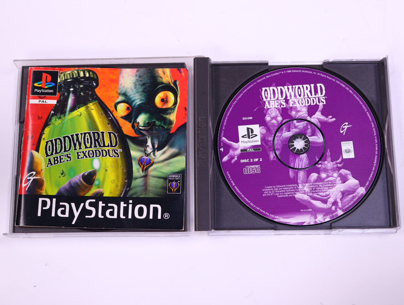 PlayStation 1 - Oddworld: Abe's Exoddus - productfoto 4