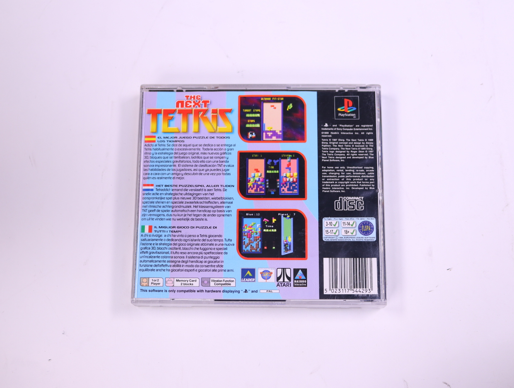 PlayStation 1 - The Next Tetris - productfoto 2