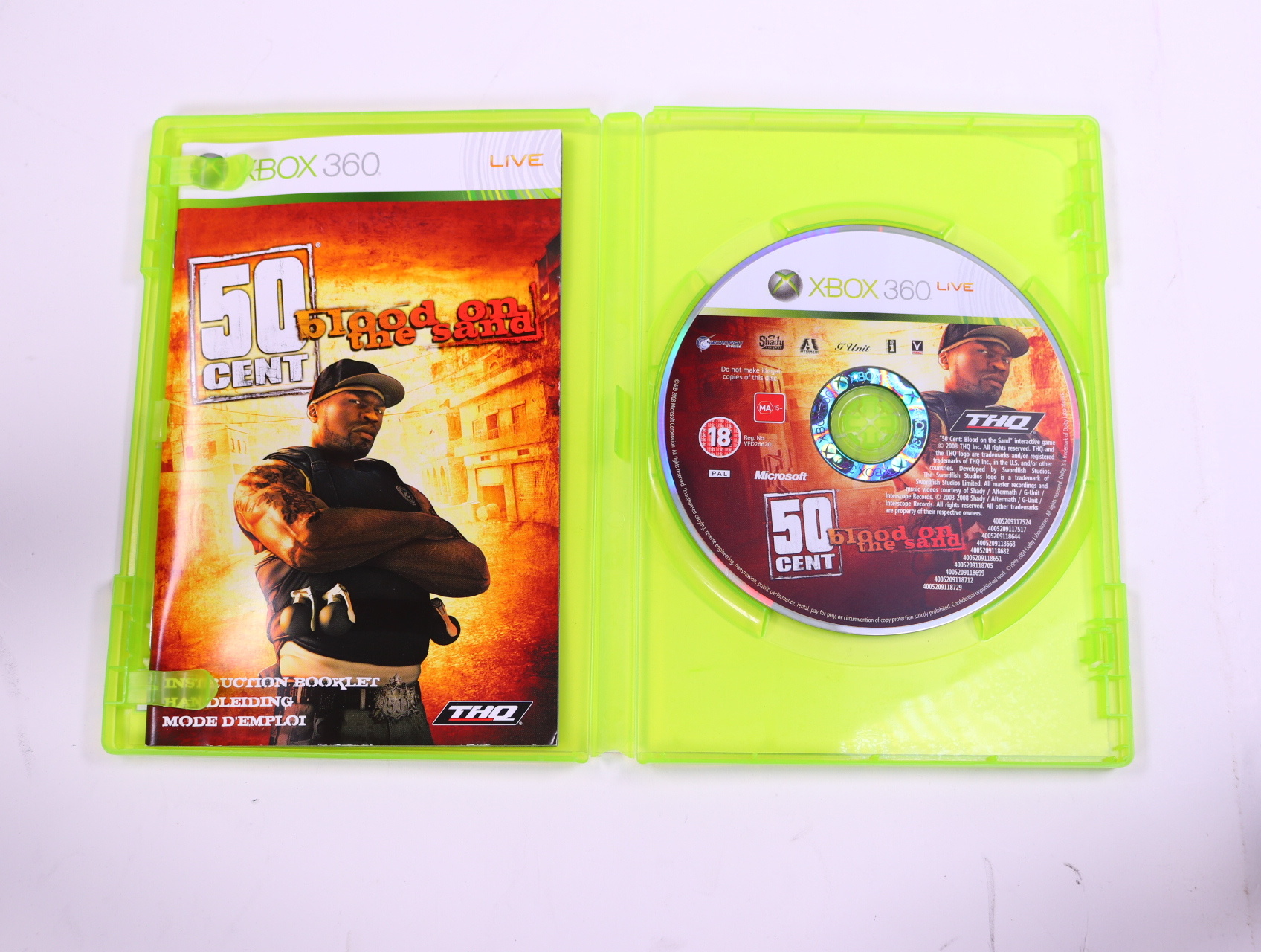 Xbox 360 - 50 Cent: Blood on the Sand - productfoto 3