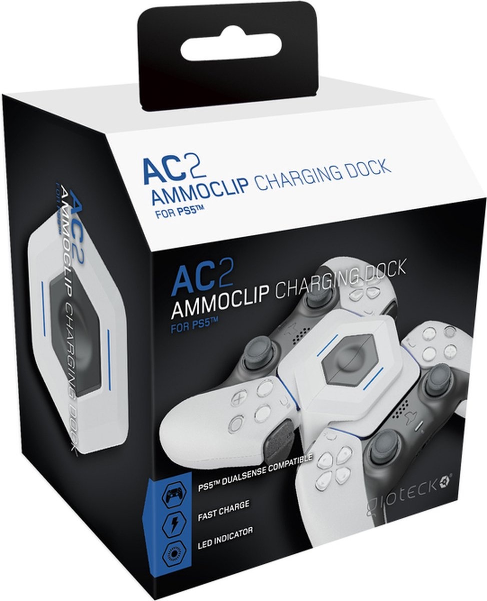Playstation 5 - AC-2 Ammo Clip - Oplaadstation voor Controller PS5 - productfoto 2
