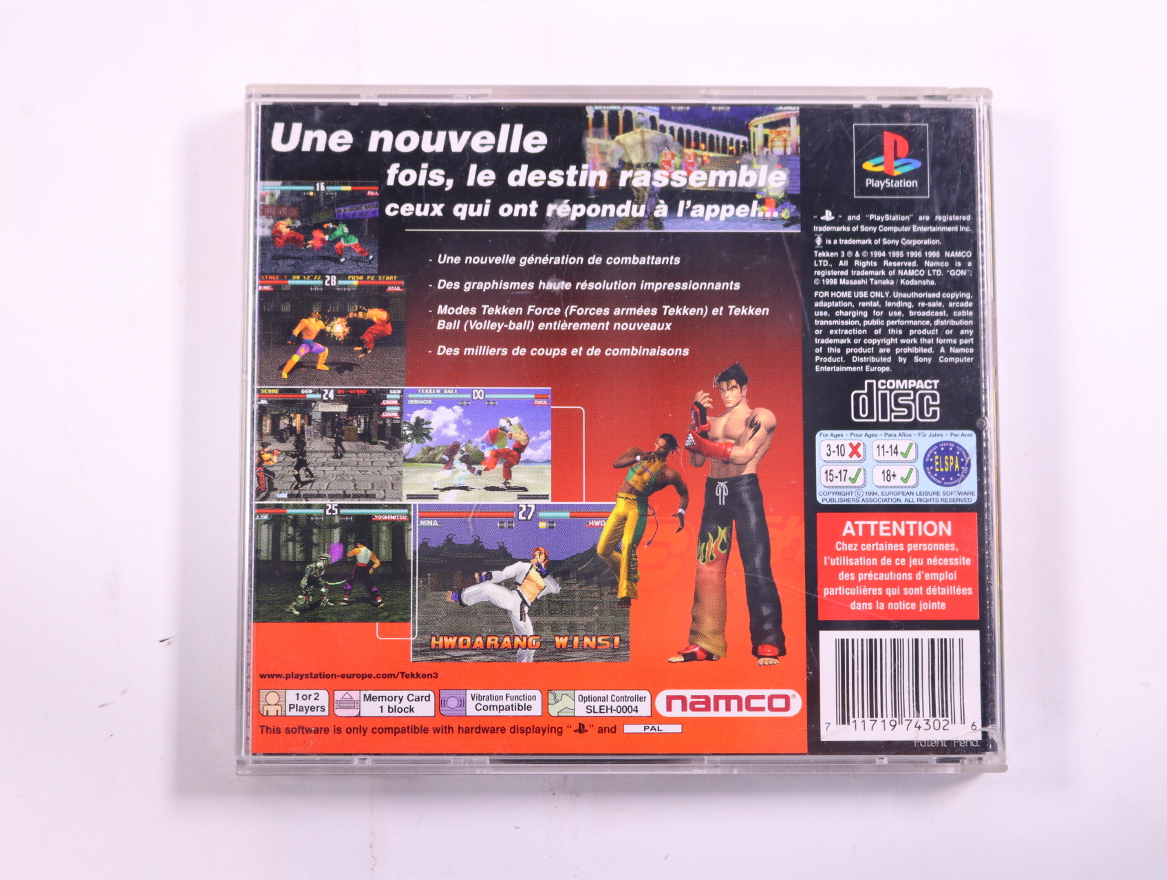 PlayStation 1 - Tekken 3 #1 - productfoto 3