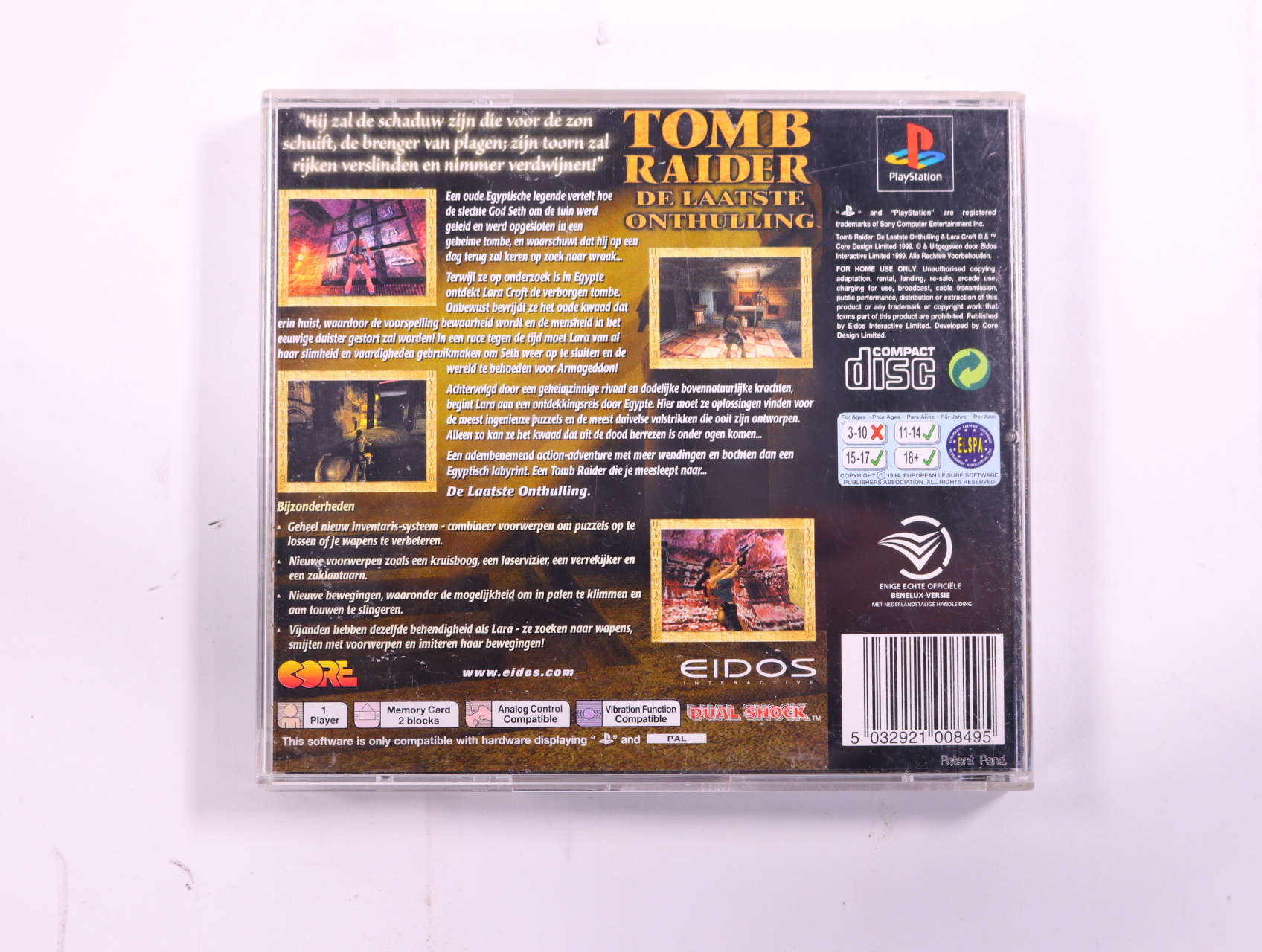 PlayStation 1 - Tomb Raider: The Last Revelation - productfoto 3