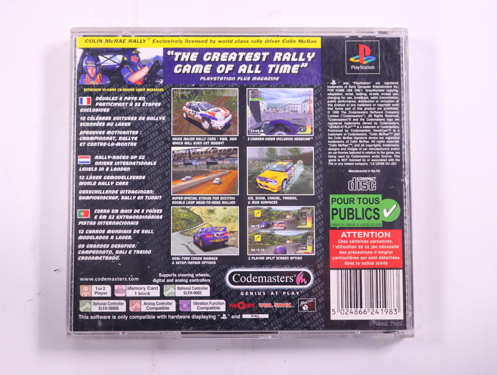 PlayStation 1 - Rally Cross [Value Series] - productfoto 3