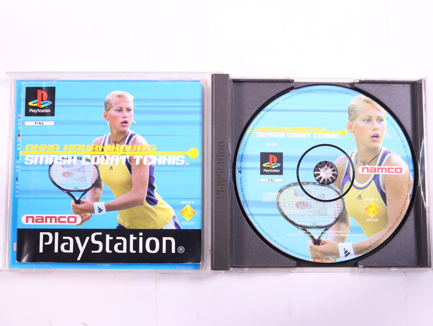 PlayStation 1 - Anna Kournikova's Smash Court Tennis - productfoto 2
