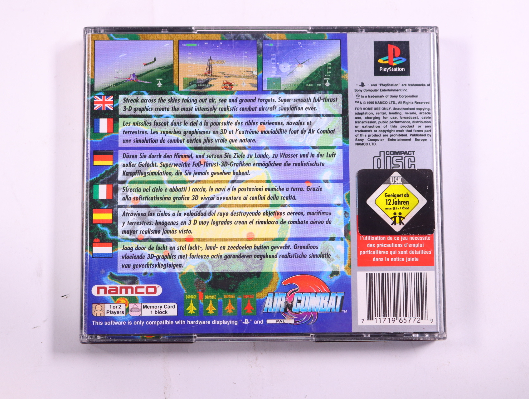 PlayStation 1 - Air Combat [Platinum] - productfoto 3