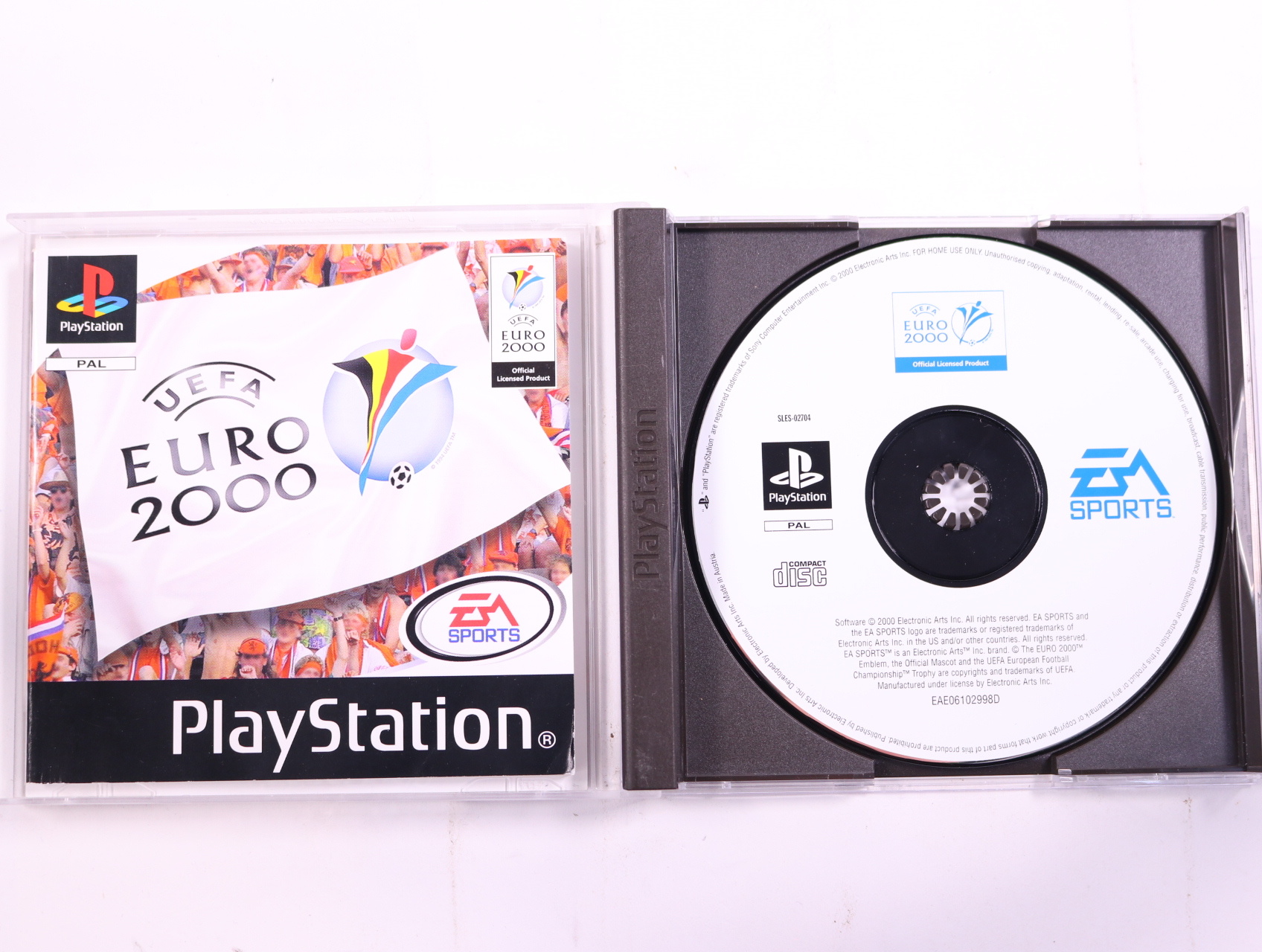 PlayStation 1 - Euro 2000 - productfoto 2