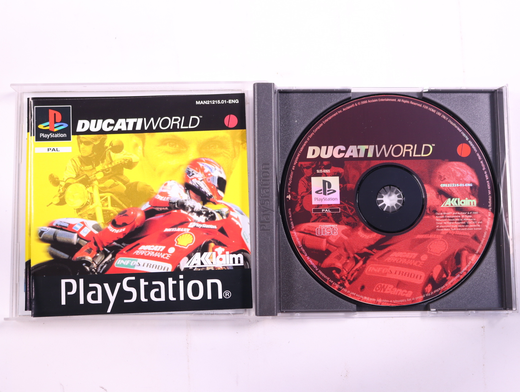 PlayStation 1 - Ducati World Racing Challenge - productfoto 2