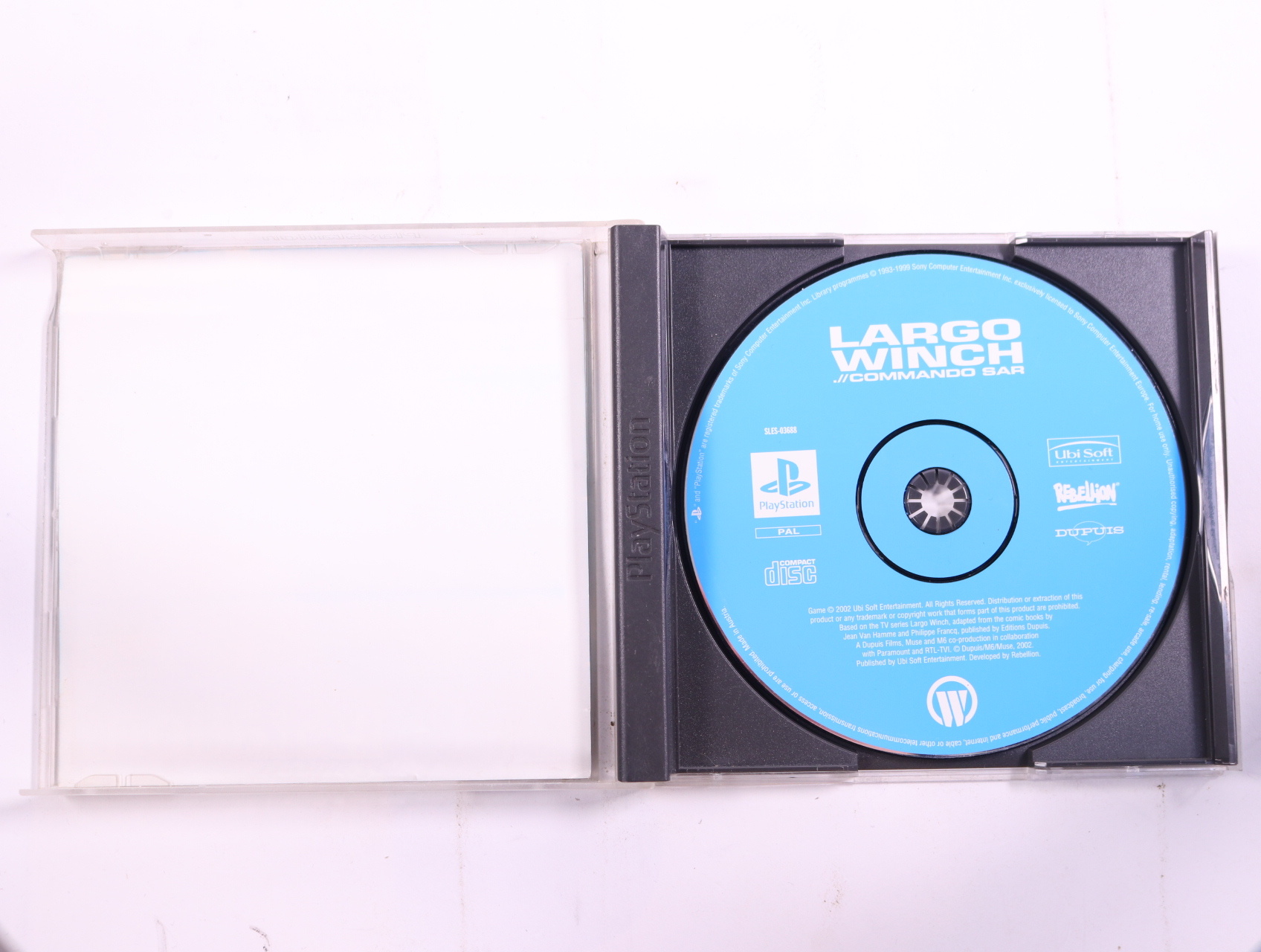 PlayStation 1 - Largo Winch - productfoto 2
