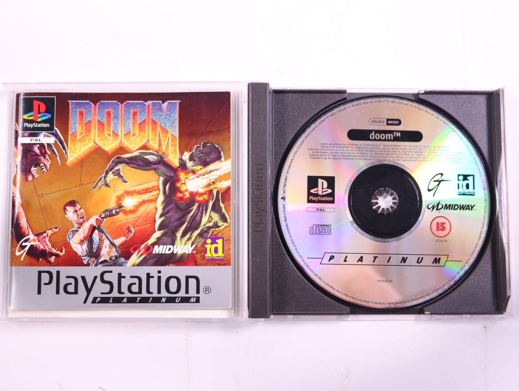 PlayStation 1 - Doom [Platinum] - productfoto 2