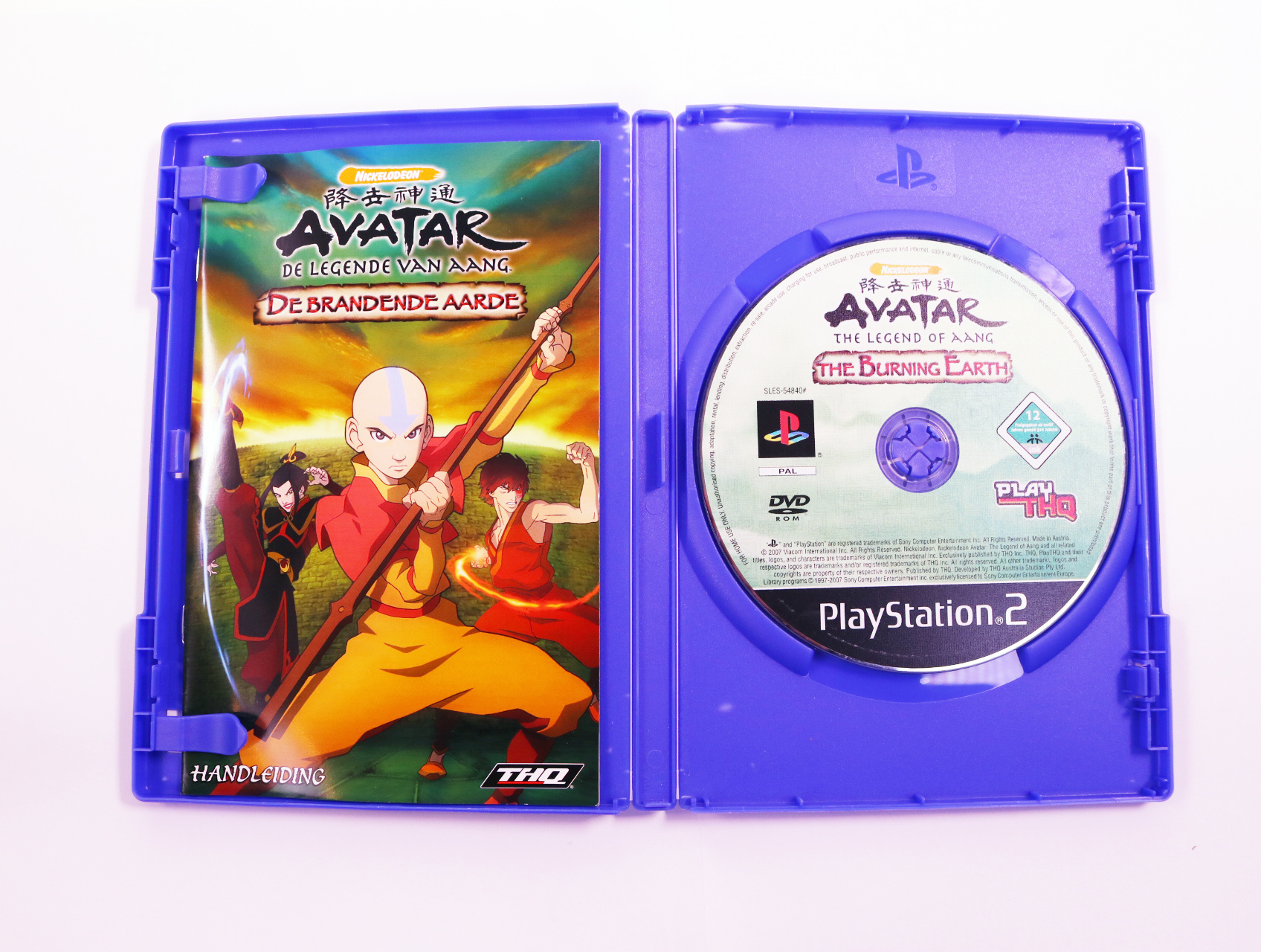 PlayStation 2 - Avatar: The Last Airbender - The Burning Earth - productfoto 2