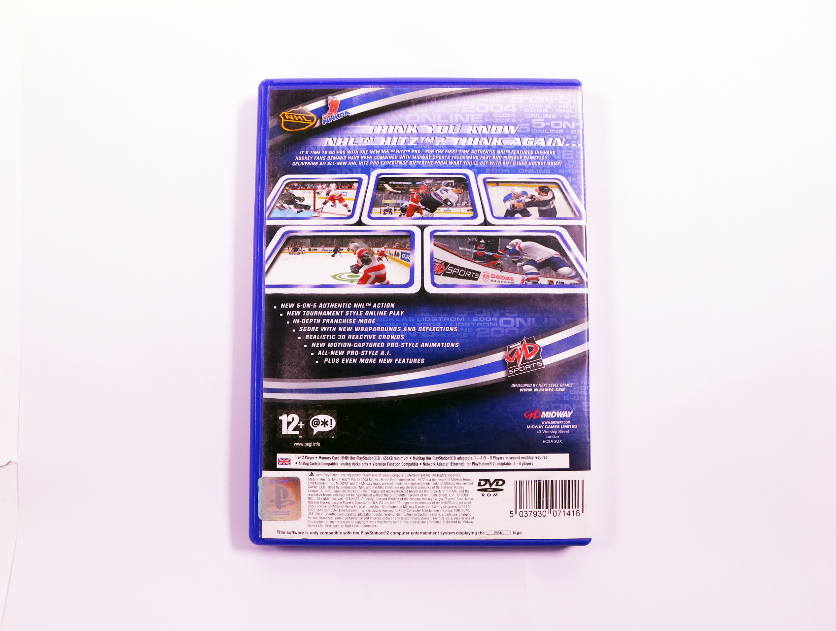 PlayStation 2 - NHL Hitz Pro - productfoto 3