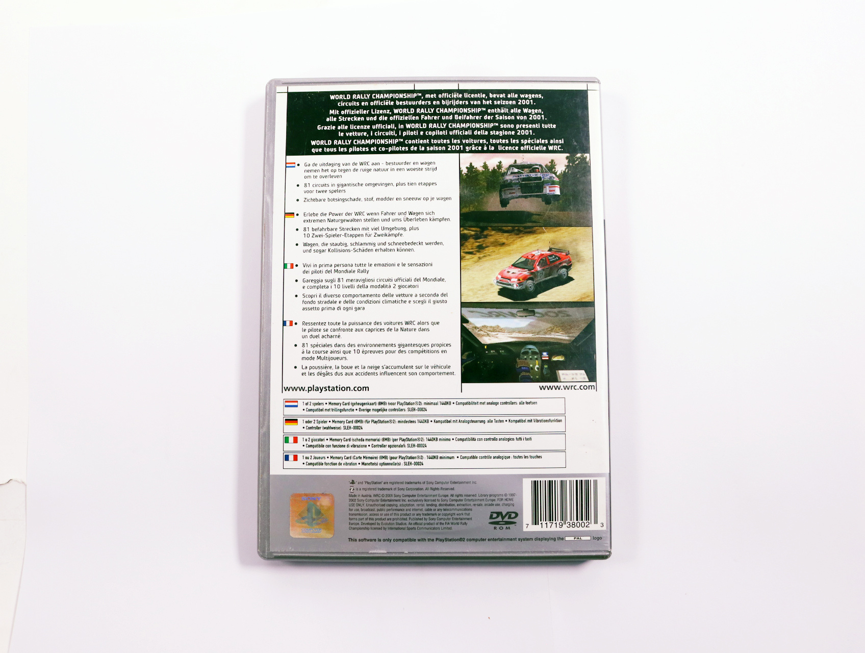 PlayStation 2 - World Rally Championship [Platinum Hits] - productfoto 2