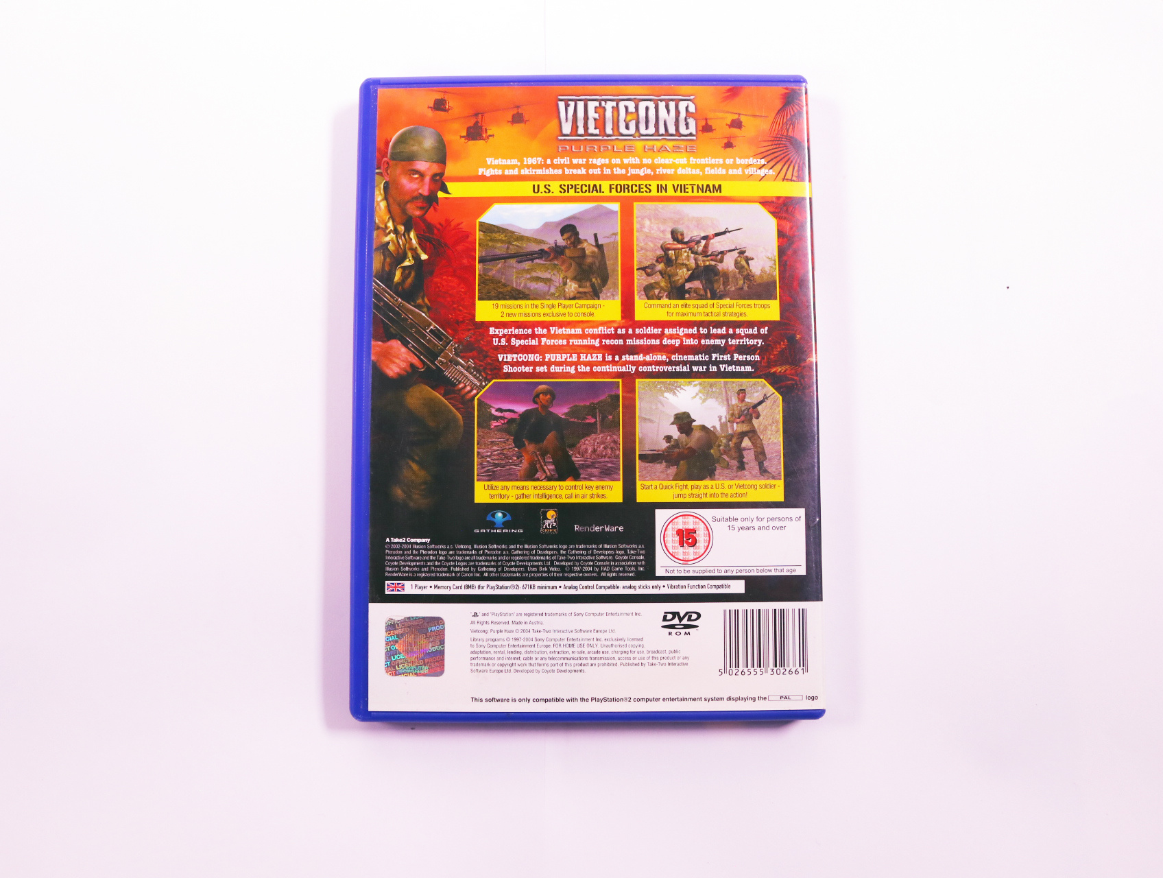 PlayStation 2 - Vietcong: Purple Haze - productfoto 2