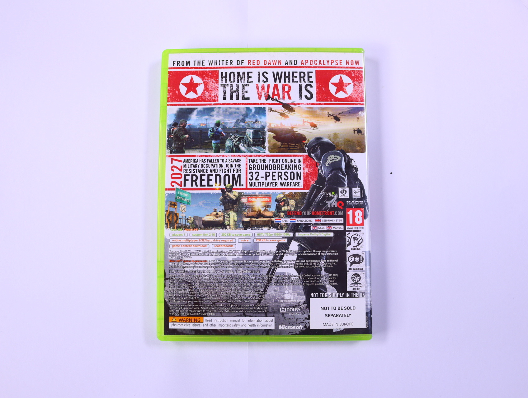 Xbox 360 - Homefront - productfoto 2