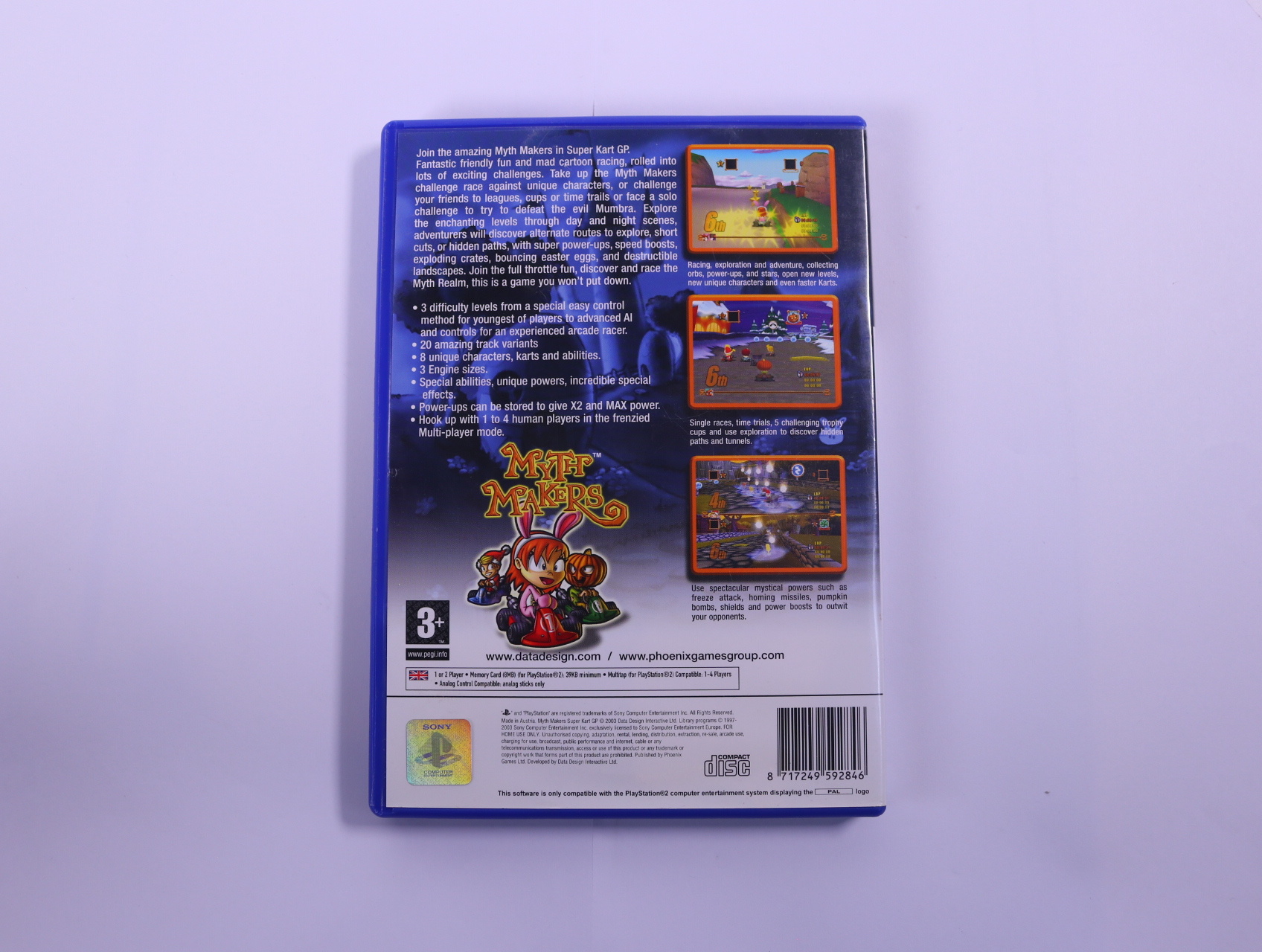 Playstation 2 - Myth Makers Super Kart GP - productfoto 2