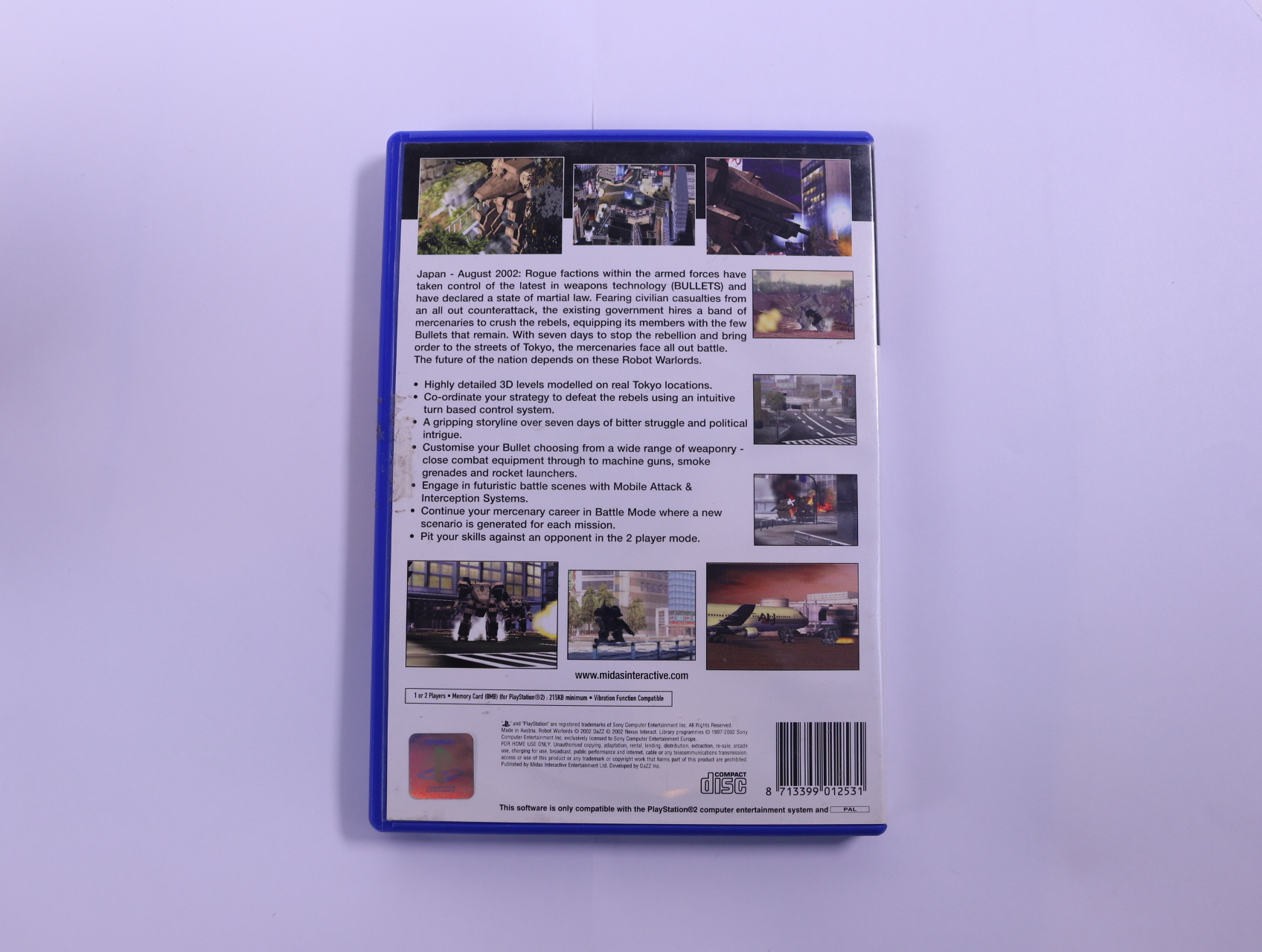 PlayStation 2 - Robot Warlords - productfoto 2