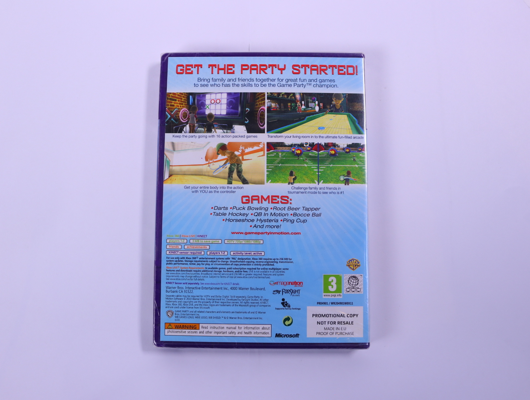 Xbox 360 - Game Party in Motion [Sealed] - productfoto 2