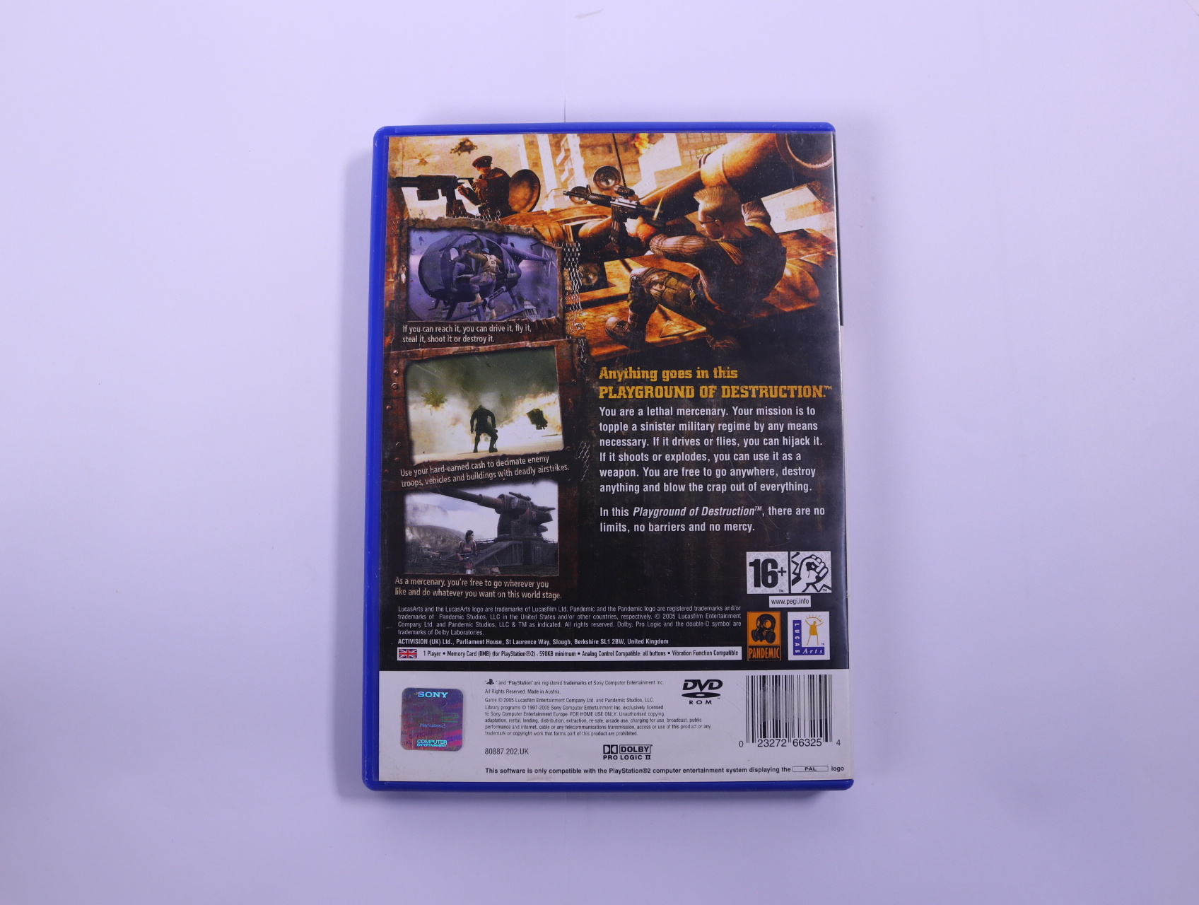 PlayStation 2 - Mercenaries: Playground of Destruction [No Manual] - productfoto 2