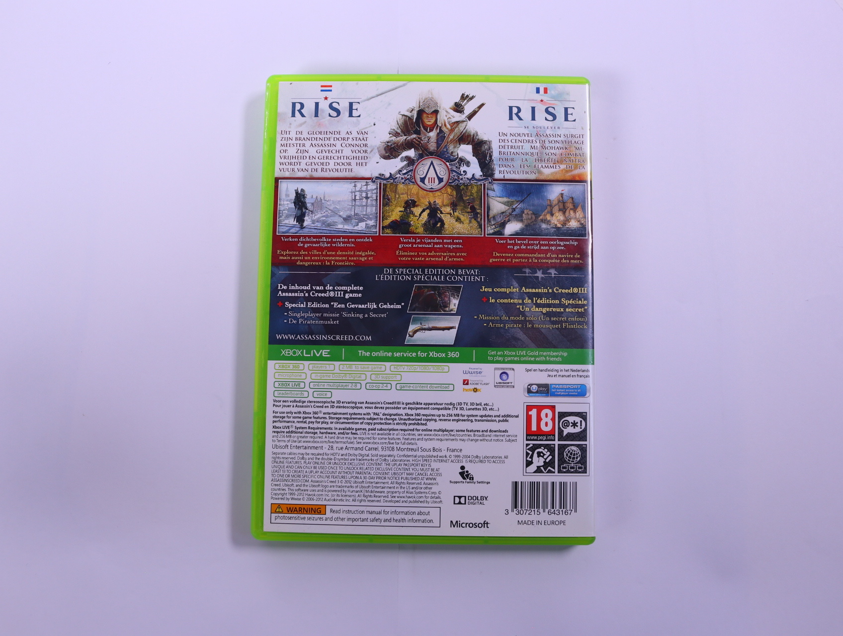 Xbox 360 - Assassin's Creed III - productfoto 2