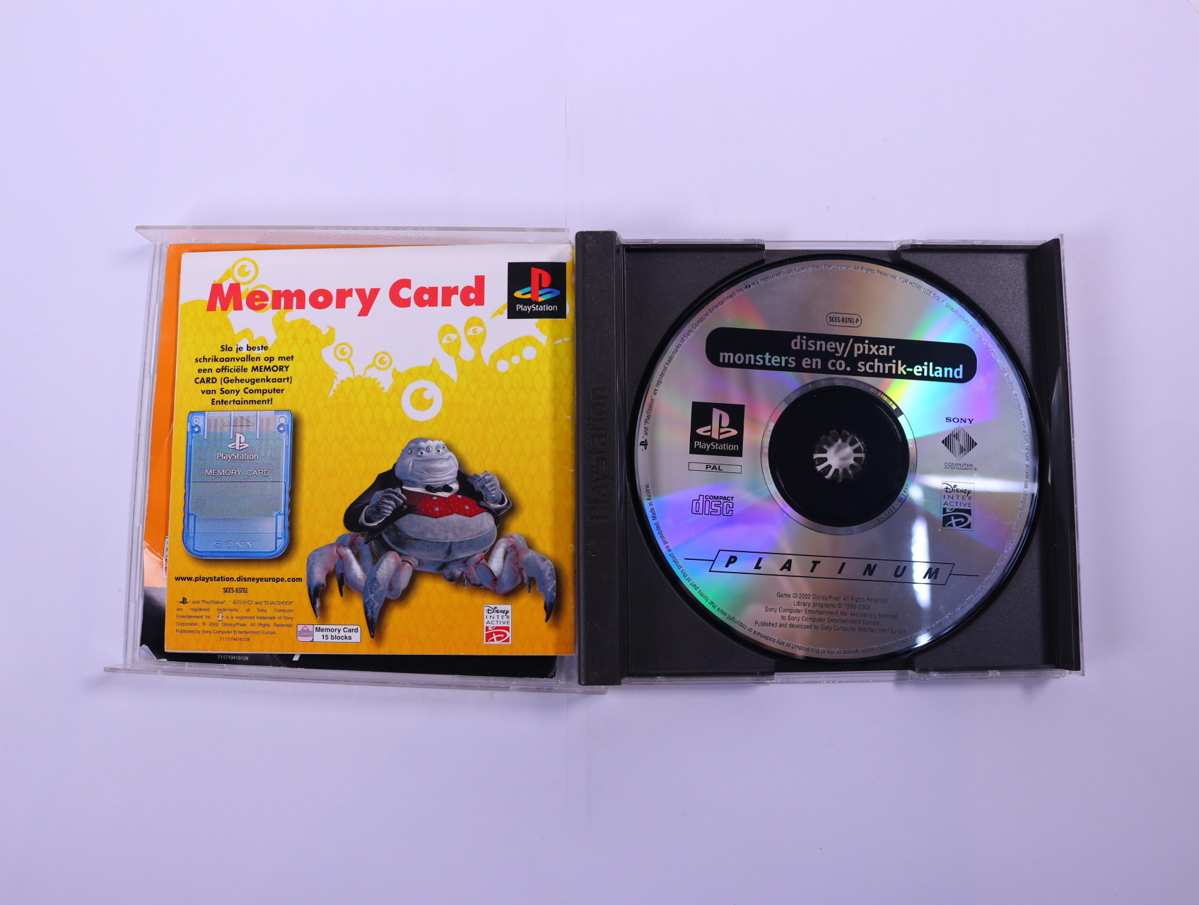 PlayStation 1 - Monsters en Co Schrik Eiland [Platinum] - productfoto 3