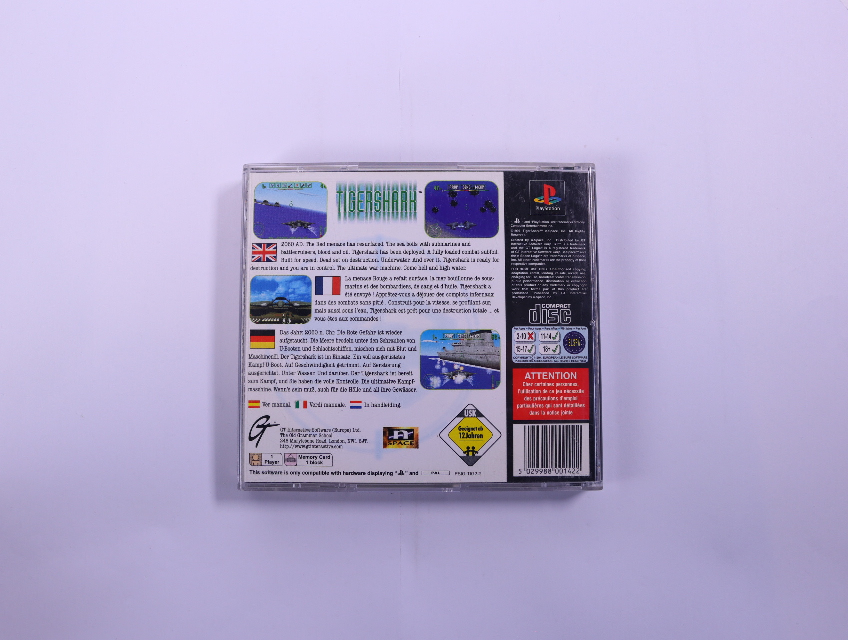 PlayStation 1 - Tiger Shark - productfoto 2