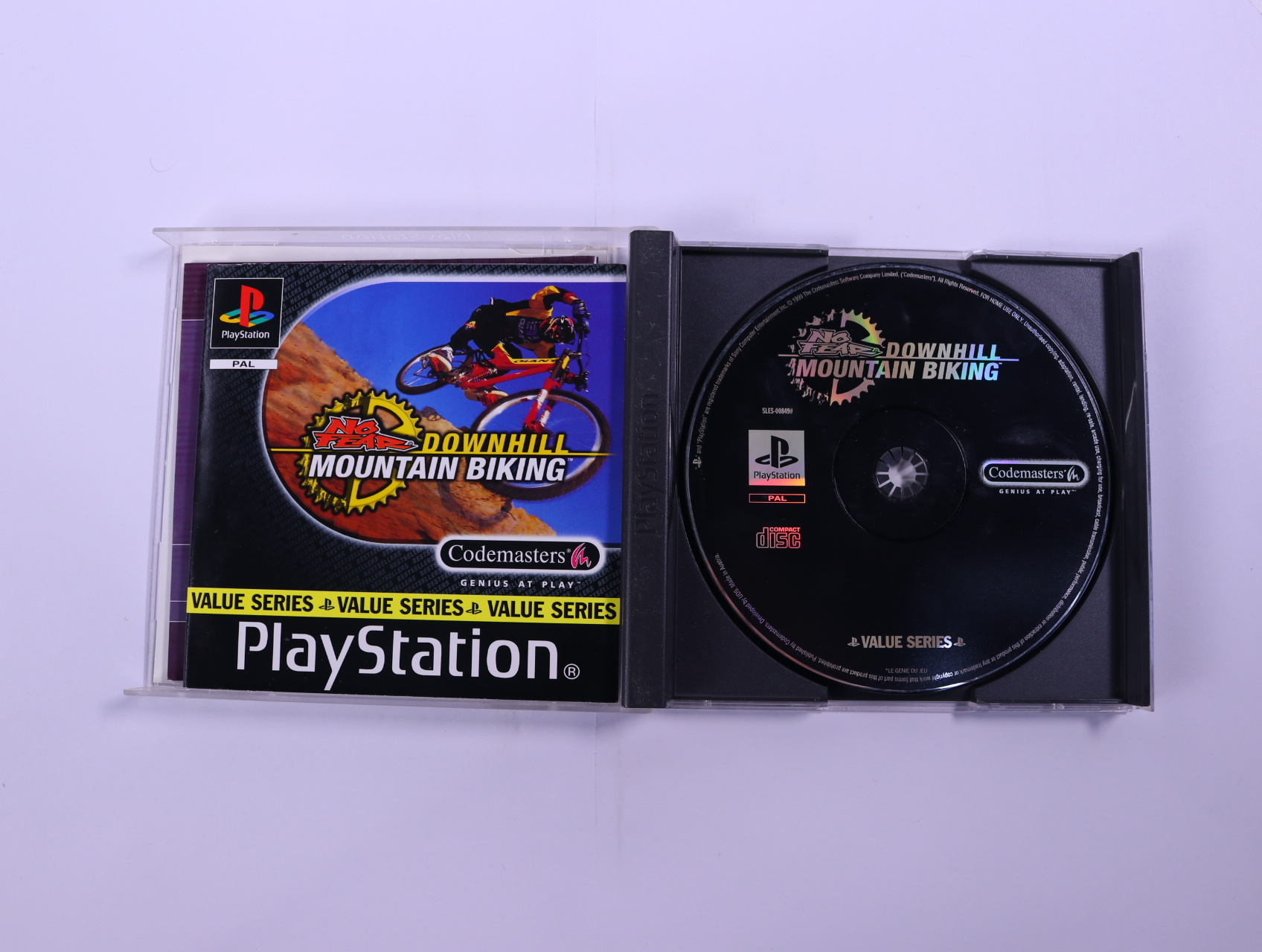 PlayStation 1 - No Fear Downhill Mountain Biking - productfoto 3