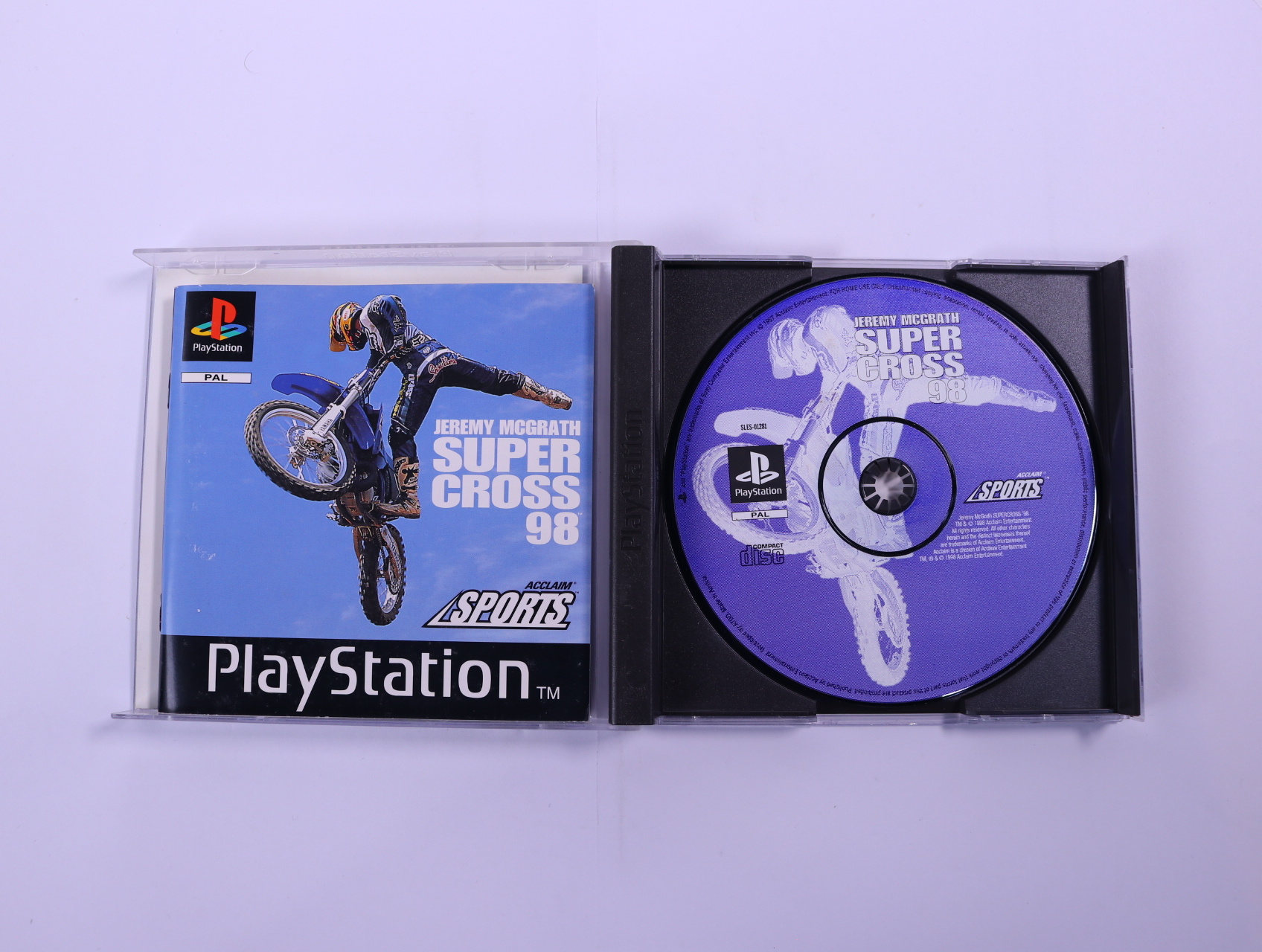 PlayStation 1 - Jeremy McGrath Supercross '98 - productfoto 2