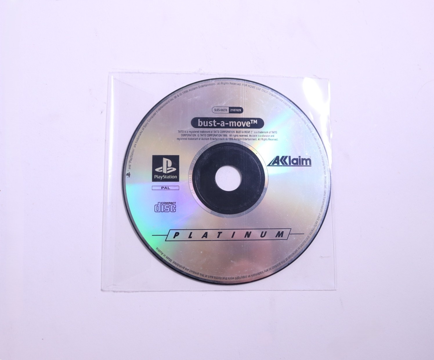 PlayStation 1 - Bust A Move [Platinum] [Geen Hoesje]