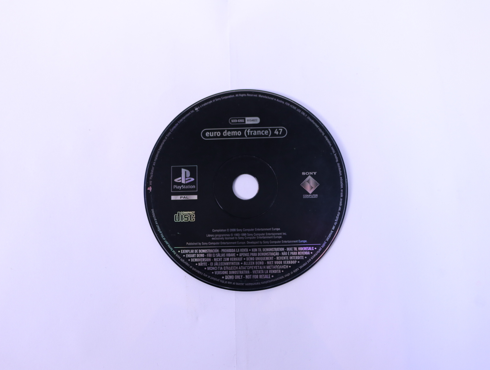 PlayStation 1 - Euro Demo France 47 [Geen Hoesje]