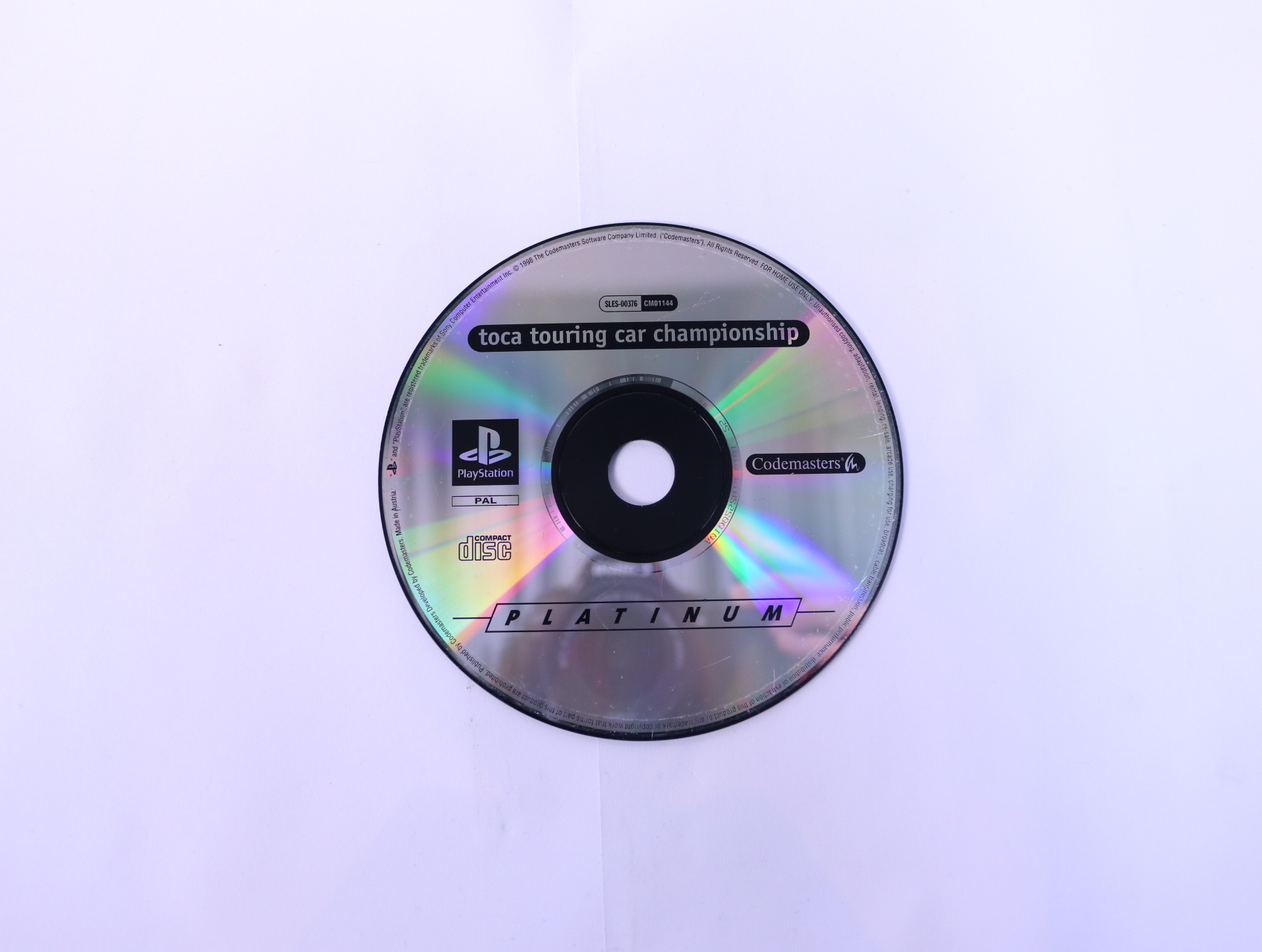 PlayStation 1 - TOCA Touring Car Championship [Platinum] [Geen Hoesje]